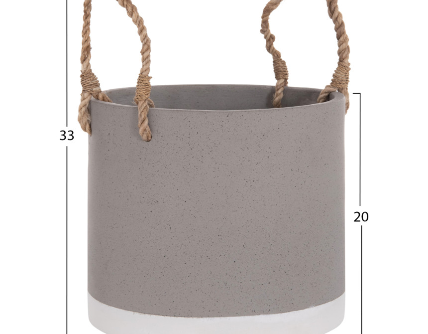 ΓΛΑΣΤΡΑ ΕΣ. ΧΩΡΟΥ ΣΕΙΡΑ TRYLL HM4690S FIBER CEMENT ΓΚΡΙ & ΣΧΟΙΝΙ Φ23x20Υεκ.