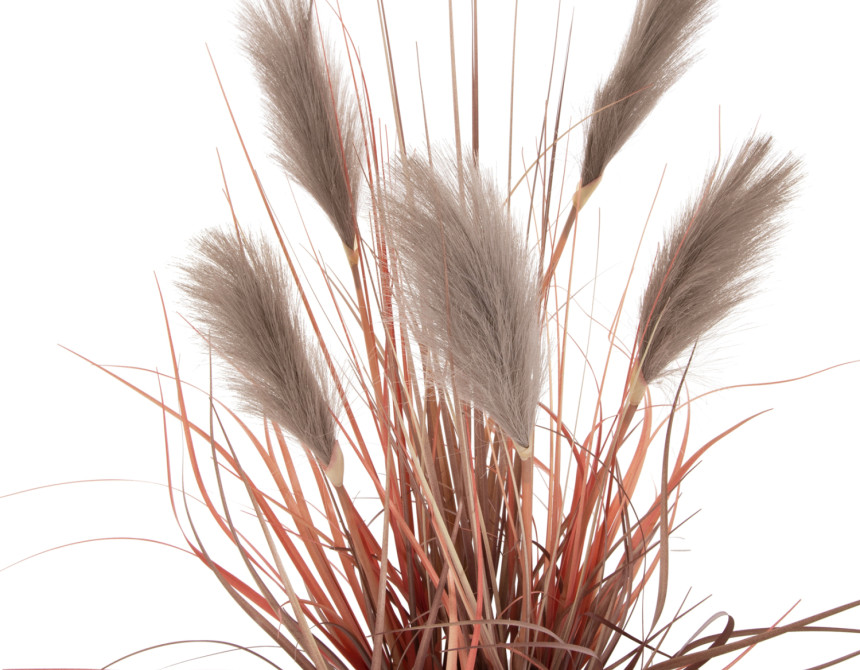 ΔΙΑΚΟΣΜΗΤΙΚΟ ΣΥΝΘΕΤΙΚΟ ΦΥΤΟ ΣΕ ΓΛΑΣΤΡΑ GRASS+FEATHER Φ14,5x12,5-86Υ εκ. HM4015