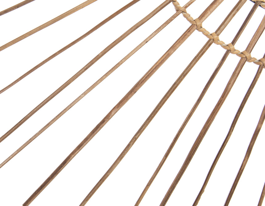 ΚΑΘΡΕΠΤΗΣ ΣΤΡΟΓΓΥΛΟΣ ΜΕ ΠΛΑΙΣΙΟ ΑΠΟ STICKS ΚΟΚΟΦΟΙΝΙΚΑ ΣΕ ΧΡΩΜΑ ΦΥΣΙΚΟ Φ85 εκ.HM7733