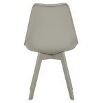 ΚΑΡΕΚΛΑ VEGAS HM0033.40 ΠΟΛΥΠΡΟΠΥΛΕΝΙΟΥ-PU-ΓΚΡΙ 48x56x82 εκ.