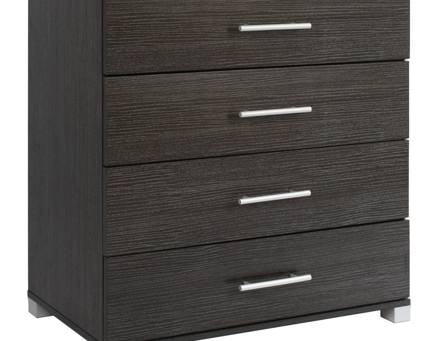 ΣΥΡΤΑΡΙΕΡΑ ΜΕΛΑΜΙΝΗΣ BRIANA HM2204.01 ME 4 ΣΥΡΤΑΡΙΑ ZEBRANO 75x40x83Υ εκ.