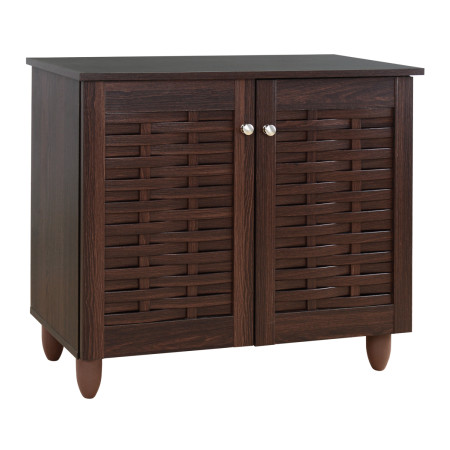 ΠΑΠΟΥΤΣΟΘΗΚΗ-ΝΤΟΥΛΑΠΙ ΞΥΛΙΝΗ CASSIOPE HM2208.01 WENGE 77Χ34Χ63Υεκ.