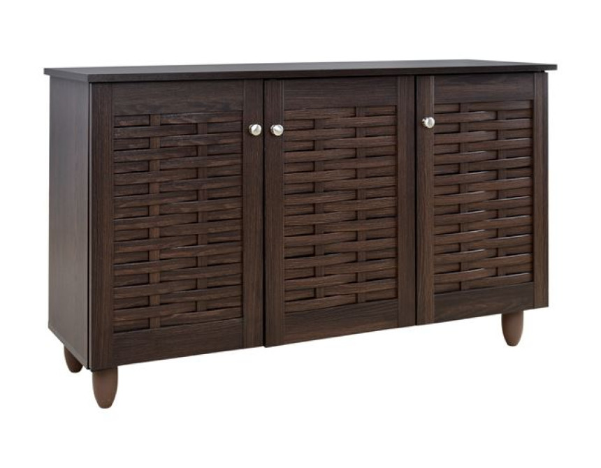 ΠΑΠΟΥΤΣΟΘΗΚΗ-ΝΤΟΥΛΑΠΙ 3 ΠΟΡΤΕΣ IGGY HM2211.01 WENGE 114Χ34Χ68εκ.