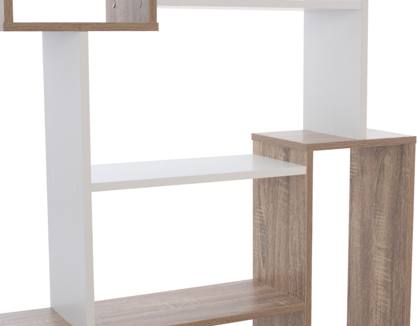 ΒΙΒΛΙΟΘΗΚΗ SHAY HM8768.01 85X22X140 ΛΕΥΚΟ
