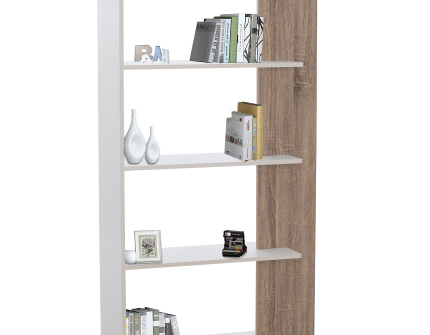 ΒΙΒΛΙΟΘΗΚΗ HARVEY HM8770 80X23X141 ΛΕΥΚΟ