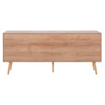 ΜΠΟΥΦΕΣ COLM HM9440.11 ΜΕΛΑΜΙΝΗΣ & ΣΥΝΘΕΤΙΚΟ RATTAN ΣΤΙΣ 4 ΠΟΡΤΕΣ 160x39,5x71Yεκ.