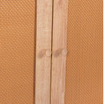 ΜΠΟΥΦΕΣ COLM HM9440.11 ΜΕΛΑΜΙΝΗΣ & ΣΥΝΘΕΤΙΚΟ RATTAN ΣΤΙΣ 4 ΠΟΡΤΕΣ 160x39,5x71Yεκ.