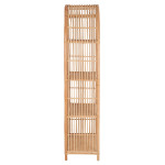 ΒΙΒΛΙΟΘΗΚΗ HM9552 ΑΠΟ ΦΥΣΙΚΟ RATTAN ΣΕ ΦΥΣΙΚΟ ΧΡΩΜΑ 80x40x182Υεκ.