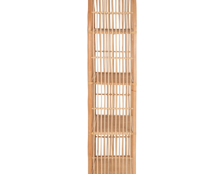 ΒΙΒΛΙΟΘΗΚΗ HM9552 ΑΠΟ ΦΥΣΙΚΟ RATTAN ΣΕ ΦΥΣΙΚΟ ΧΡΩΜΑ 80x40x182Υεκ.