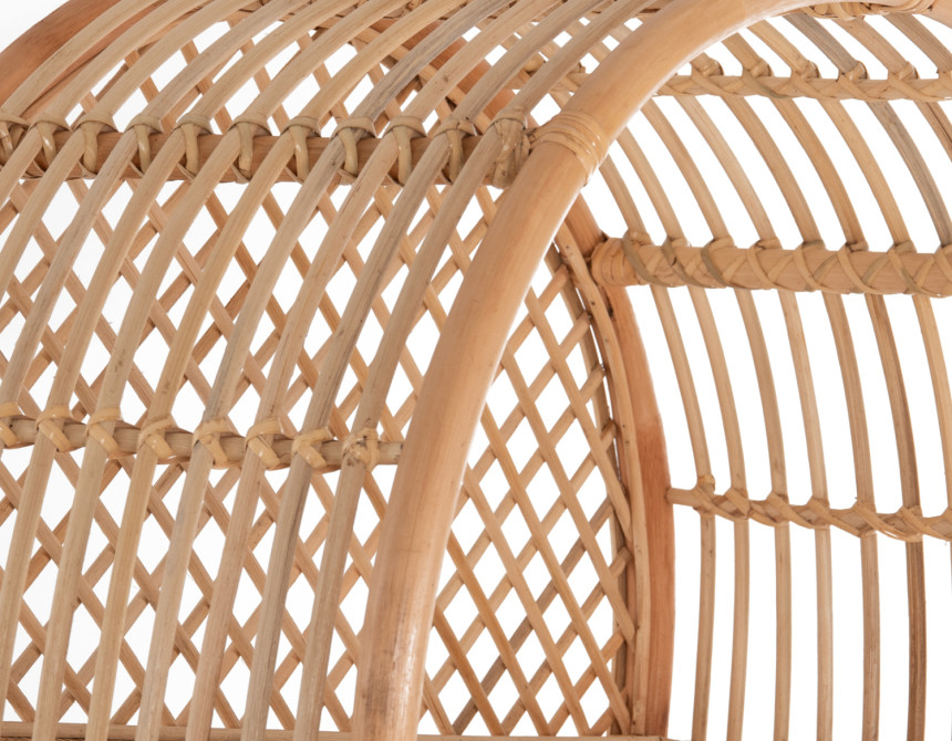 ΒΙΒΛΙΟΘΗΚΗ HM9552 ΑΠΟ ΦΥΣΙΚΟ RATTAN ΣΕ ΦΥΣΙΚΟ ΧΡΩΜΑ 80x40x182Υεκ.