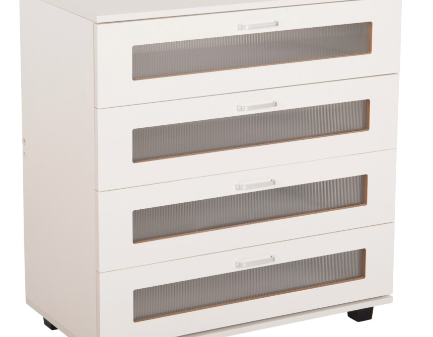 ΣΥΡΤΑΡΙΕΡΑ ΜΕΛΑΜΙΝΗΣ THORGAN HM9880.03 4 ΣΥΡΤΑΡΙΑ-ΛΕΥΚΟ ΧΡΩΜΑ 80Χ40Χ83Υεκ