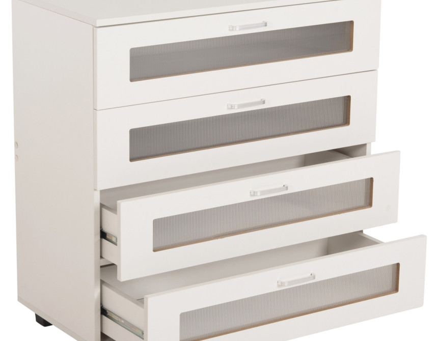 ΣΥΡΤΑΡΙΕΡΑ ΜΕΛΑΜΙΝΗΣ THORGAN HM9880.03 4 ΣΥΡΤΑΡΙΑ-ΛΕΥΚΟ ΧΡΩΜΑ 80Χ40Χ83Υεκ