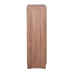 ΝΤΟΥΛΑΠΑ 3ΦΥΛΛΗ ΜΕ ΡΑΦΙΑ BAILEY HM2482.01 SONAMA OAK ΜΕΛΑΜΙΝΗ 120-116x40x123,5Υεκ.