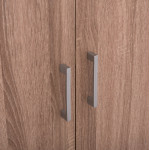 ΝΤΟΥΛΑΠΑ 3ΦΥΛΛΗ ΜΕ ΡΑΦΙΑ BAILEY HM2482.01 SONAMA OAK ΜΕΛΑΜΙΝΗ 120-116x40x123,5Υεκ.