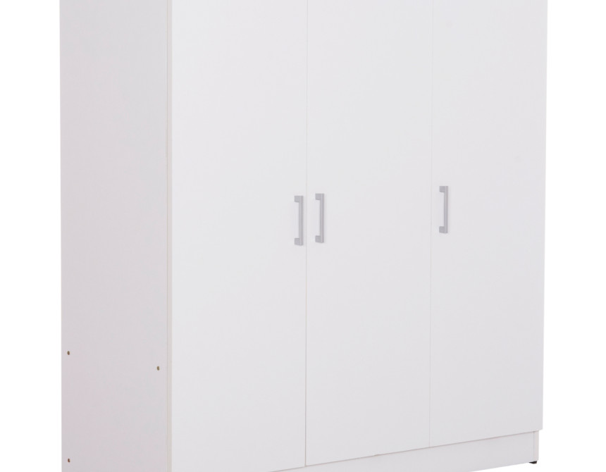 ΝΤΟΥΛΑΠΑ 3ΦΥΛΛΗ ΜΕ ΡΑΦΙΑ BAILEY HM2482.02 ΛΕΥΚΗ ΜΕΛΑΜΙΝΗ 120-116x40x123,5Υεκ.