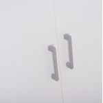 ΝΤΟΥΛΑΠΑ 3ΦΥΛΛΗ ΜΕ ΡΑΦΙΑ BAILEY HM2482.02 ΛΕΥΚΗ ΜΕΛΑΜΙΝΗ 120-116x40x123,5Υεκ.