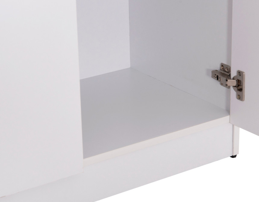 ΝΤΟΥΛΑΠΑ 3ΦΥΛΛΗ ΜΕ ΡΑΦΙΑ BAILEY HM2482.02 ΛΕΥΚΗ ΜΕΛΑΜΙΝΗ 120-116x40x123,5Υεκ.