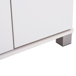 ΠΑΠΟΥΤΣΟΘΗΚΗ-ΝΤΟΥΛΑΠΑ CLUSE HM2403.03 ΜΕΛΑΜΙΝΗ ΛΕΥΚΟ ΧΡΩΜΑ 60Χ36,5Χ186,5Υεκ.