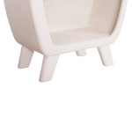 ΡΑΦΙΕΡΑ ΣΕΙΡΑ SANTORINI HM18067 MDF ΣΕ ΥΠΟΛΕΥΚΟ ΧΡΩΜΑ 80x38x196Υεκ.