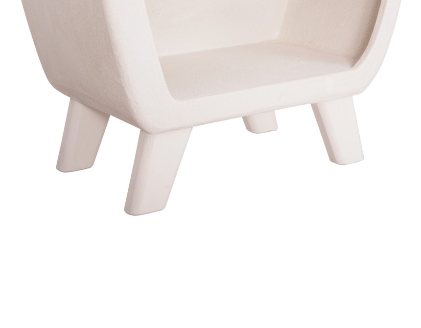 ΡΑΦΙΕΡΑ ΣΕΙΡΑ SANTORINI HM18067 MDF ΣΕ ΥΠΟΛΕΥΚΟ ΧΡΩΜΑ 80x38x196Υεκ.