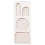 ΡΑΦΙΕΡΑ ΤΟΙΧΟΥ ΣΕΙΡΑ SANTORINI HM18069 MDF ΣΕ ΥΠΟΛΕΥΚΟ ΧΡΩΜΑ 47,5x18x120Υεκ.