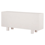 ΜΠΟΥΦΕΣ ΣΕΙΡΑ SANTORINI HM18068 MDF ΣΕ ΥΠΟΛΕΥΚΟ ΧΡΩΜΑ-3 ΠΟΡΤΕΣ 140x38x64Υεκ.