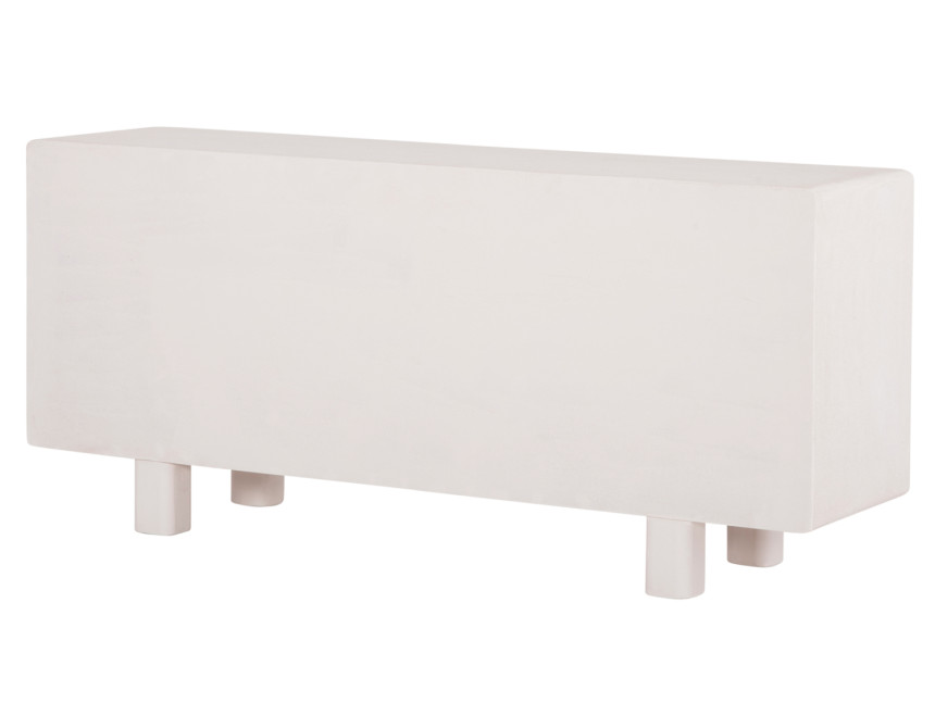 ΜΠΟΥΦΕΣ ΣΕΙΡΑ SANTORINI HM18068 MDF ΣΕ ΥΠΟΛΕΥΚΟ ΧΡΩΜΑ-3 ΠΟΡΤΕΣ 140x38x64Υεκ.