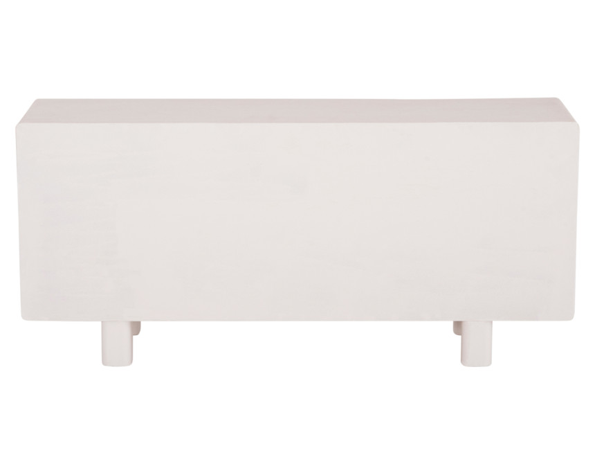 ΜΠΟΥΦΕΣ ΣΕΙΡΑ SANTORINI HM18068 MDF ΣΕ ΥΠΟΛΕΥΚΟ ΧΡΩΜΑ-3 ΠΟΡΤΕΣ 140x38x64Υεκ.