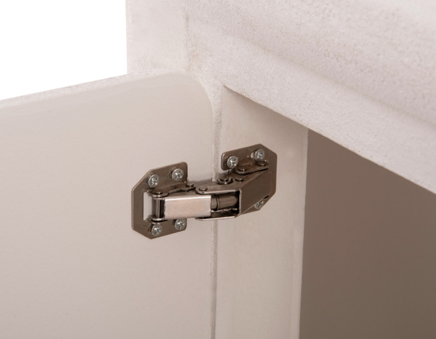 ΜΠΟΥΦΕΣ ΣΕΙΡΑ SANTORINI HM18068 MDF ΣΕ ΥΠΟΛΕΥΚΟ ΧΡΩΜΑ-3 ΠΟΡΤΕΣ 140x38x64Υεκ.