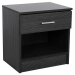 ΚΟΜΟΔΙΝΟ ΜΕ 1 ΣΥΡΤΑΡΙ LANEY ZEBRANO 45x35,5x47Υ εκ. HM2345.02