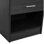 ΚΟΜΟΔΙΝΟ ΜΕ 1 ΣΥΡΤΑΡΙ LANEY ZEBRANO 45x35,5x47Υ εκ. HM2345.02