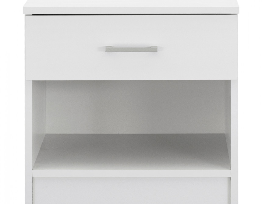 ΚΟΜΟΔΙΝΟ ΜΕ 1 ΣΥΡΤΑΡΙ LANEY ΛΕΥΚΟ HM2345.05 45x35,5x47 εκ.