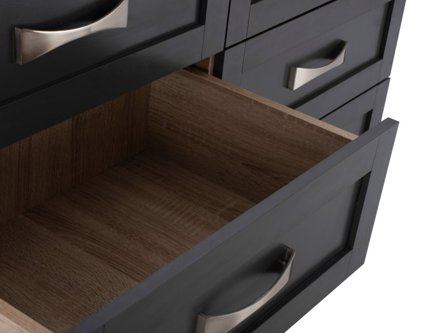 ΤΟΥΑΛΕΤΑ-ΣΥΡΤΑΡΙΕΡΑ MILANI HM317.04 ΜΕ 6 ΣΥΡΤΑΡΙΑ SONAMA-ΓΚΡΙ 120X40X76Y εκ.