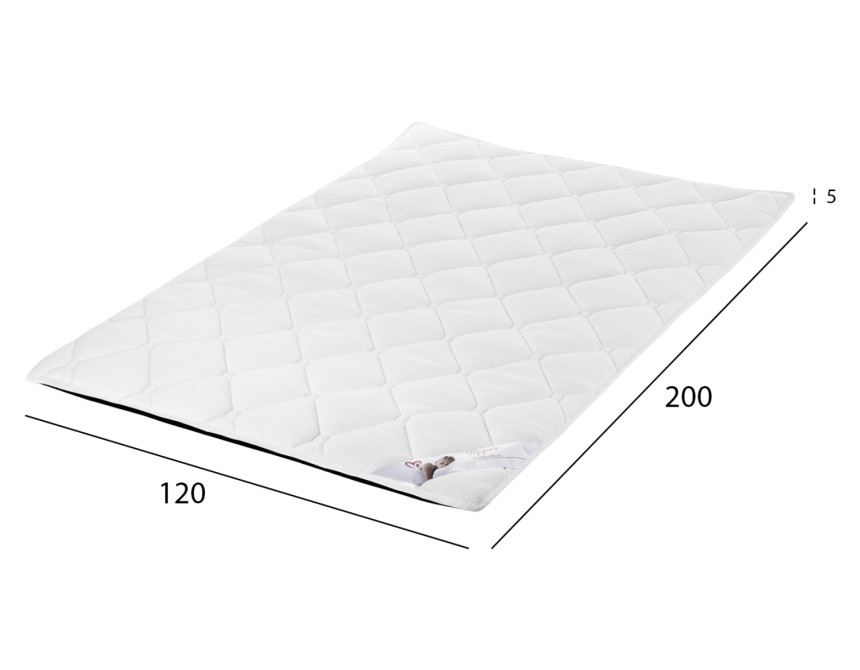 ΑΝΩΣΤΡΩΜΑ HM670.08 ΜΕ FOAM ΛΕΥΚΟ 120x200x5Y εκ.