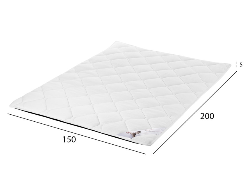 ΑΝΩΣΤΡΩΜΑ HM670.05 ΜΕ FOAM ΛΕΥΚΟ 150x200x5Y εκ.