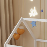 ΚΡΕΒΑΤΙ ΠΑΙΔΙΚΟ PEPE HM677.03 τ.MONTESSORI ΞΥΛΟ ΠΕΥΚΟ ΛΕΥΚΟ- 190x90εκ