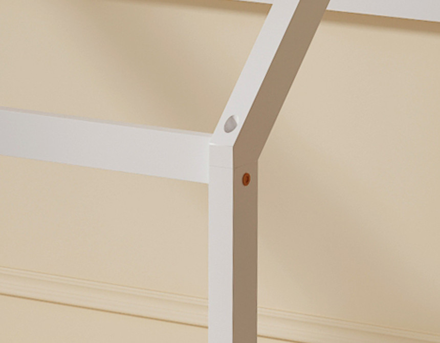 ΚΡΕΒΑΤΙ ΠΑΙΔΙΚΟ PEPE HM677.03 τ.MONTESSORI ΞΥΛΟ ΠΕΥΚΟ ΛΕΥΚΟ- 190x90εκ