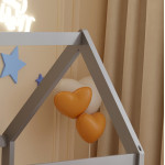 ΚΡΕΒΑΤΙ ΠΑΙΔΙΚΟ PEPE HM678.05 τ.MONTESSORI ΞΥΛΟ ΠΕΥΚΟ ΓΚΡΙ- 140x70εκ