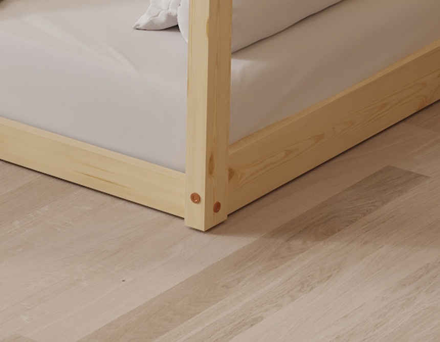 ΚΡΕΒΑΤΙ ΠΑΙΔΙΚΟ PEPE HM678.01 τ.MONTESSORI ΞΥΛΟ ΠΕΥΚΟ ΦΥΣΙΚΟ- 140x70εκ
