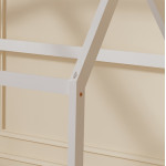 ΚΡΕΒΑΤΙ ΠΑΙΔΙΚΟ PEPE HM678.03 τ.MONTESSORI ΞΥΛΟ ΠΕΥΚΟ ΛΕΥΚΟ- 140x70εκ