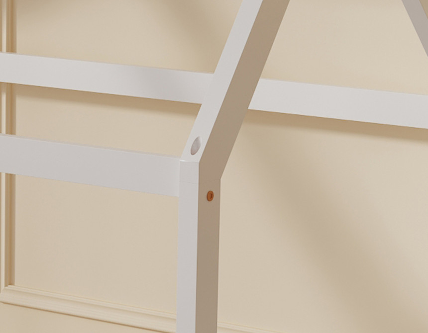 ΚΡΕΒΑΤΙ ΠΑΙΔΙΚΟ PEPE HM678.03 τ.MONTESSORI ΞΥΛΟ ΠΕΥΚΟ ΛΕΥΚΟ- 140x70εκ