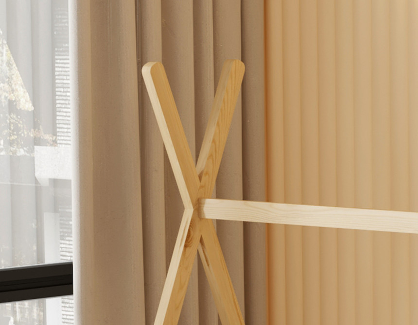 ΚΡΕΒΑΤΙ ΠΑΙΔΙΚΟ MUNK HM681.01 τ.MONTESSORI ΜΑΣΙΦ ΞΥΛΟ ΠΕΥΚΟΥ ΦΥΣΙΚΟ- 190x90εκ