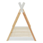 ΚΡΕΒΑΤΙ ΠΑΙΔΙΚΟ MUNK HM699.03 τ.MONTESSORI ΞΥΛΟ ΠΕΥΚΟΥ ΦΥΣΙΚΟ-ΛΕΥΚΟ- 190x90εκ