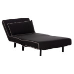 ΠΟΛΥΘΡΟΝΑ ΚΡΕΒΑΤΙ BRAXTON HM8425.03 ΜΑΥΡΟ ΥΦΑΣΜΑ 78x88x78Υεκ.