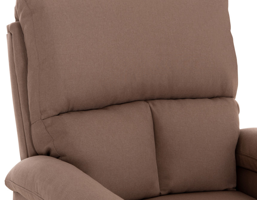 ΠΟΛΥΘΡΟΝΑ RELAX DIONI HM3296.03 ΜΠΕΖ ΥΦΑΣΜΑ 81x94x97Υεκ.