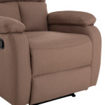 ΠΟΛΥΘΡΟΝΑ RELAX DIONI HM3296.03 ΜΠΕΖ ΥΦΑΣΜΑ 81x94x97Υεκ.