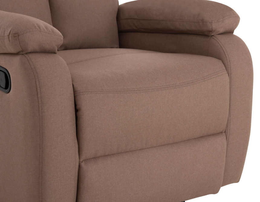 ΠΟΛΥΘΡΟΝΑ RELAX DIONI HM3296.03 ΜΠΕΖ ΥΦΑΣΜΑ 81x94x97Υεκ.