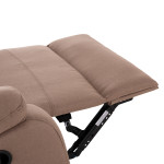 ΠΟΛΥΘΡΟΝΑ RELAX DIONI HM3296.03 ΜΠΕΖ ΥΦΑΣΜΑ 81x94x97Υεκ.