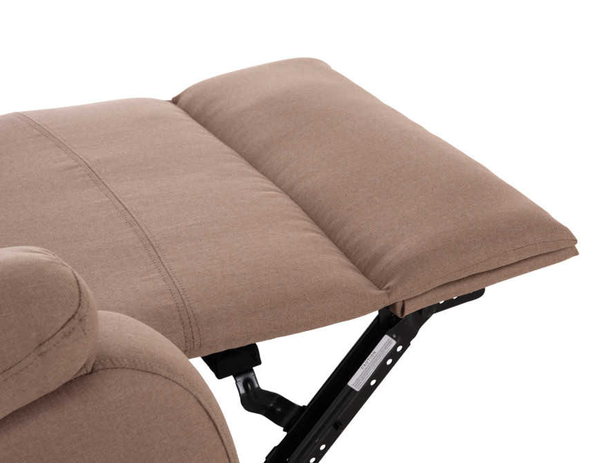ΠΟΛΥΘΡΟΝΑ RELAX DIONI HM3296.03 ΜΠΕΖ ΥΦΑΣΜΑ 81x94x97Υεκ.