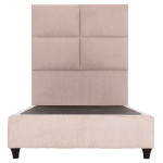 ΚΡΕΒΑΤΙ ΜΟΝΟ MILO HM652.32 ΜΠΕΖ TEDDY ΥΦΑΣΜΑ ΓΙΑ ΣΤΡΩΜΑ 90x200εκ